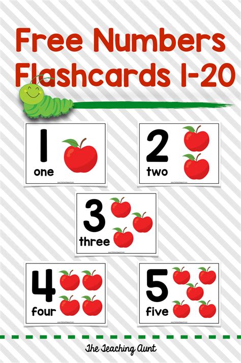 Printable Number Recognition Flashcards | Color by Number Printable