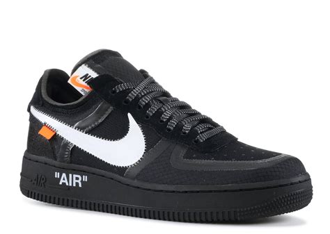 Buy Off White Nike Air Force 1 Low Black White Online in Australia ...