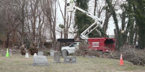 Roughly 30% of Woodland Cemetery left to clean up