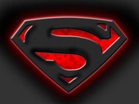 Black and Red Superman Logo - LogoDix