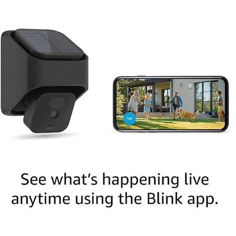 Blink Outdoor Camera Plus Solar Panel Charging Mount - Black in the ...