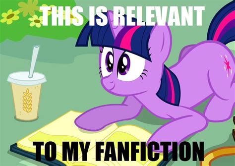 This is relevant to my fanfiction | My Little Pony: Friendship is Magic | Know Your Meme