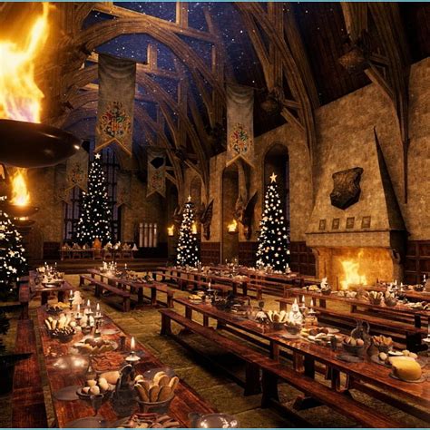 Harry Potter Christmas, Hogwarts Great Hall HD phone wallpaper | Pxfuel