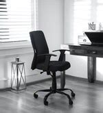 Buy Cube Fabric Ergonomic Chair in Black Colour Online - Ergonomic Chairs - Ergonomic Chairs ...