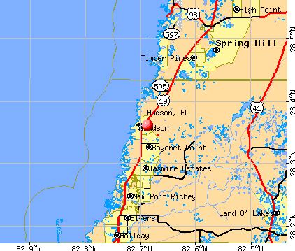 Where Is Hudson Florida On A Map | Draw A Topographic Map