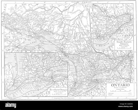 Map of london ontario Black and White Stock Photos & Images - Alamy