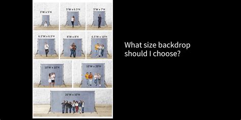 How To Choose Proper Backdrop Size