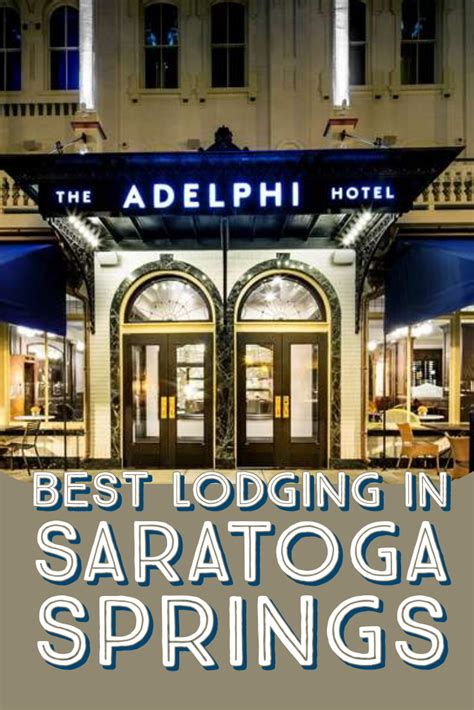 Saratoga Hotels, Motels & Resorts in 2021 | Saratoga springs ny, Saratoga springs, Saratoga