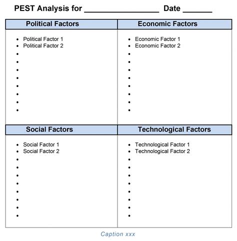 Gallery For > Swot Analysis Template Word