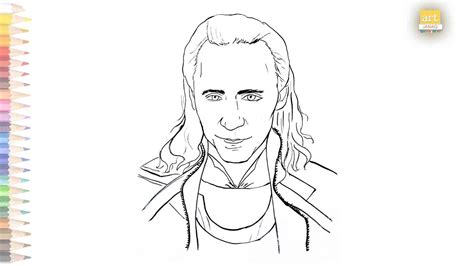 Loki drawing easy || How to draw Loki drawing step by step | Loki ...