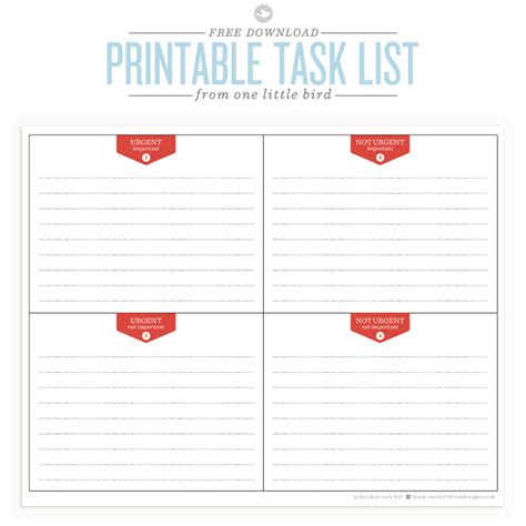 Printable Priority To-Do list Calendars & Planners Paper & Party Supplies etna.com.pe