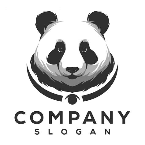 Panda logo design Vector | Premium Download