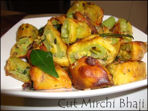 Authentic Food Delights: Cut Mirchi Bhaji