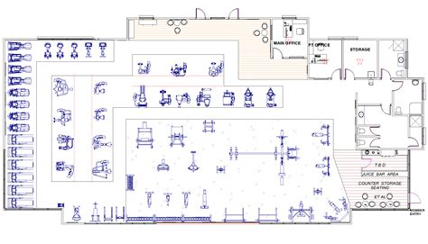 Fitness Space Planner | Gym Design Floorplan Idaho