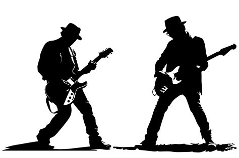 Guitar Player Silhouette