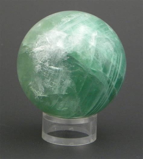 Large Green Fluorite Sphere measuring 5cm diameter