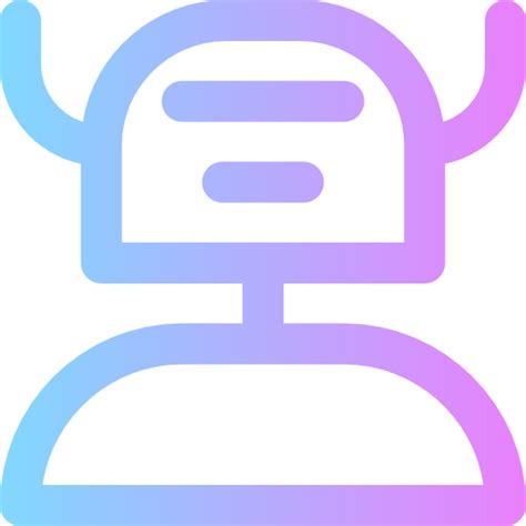 Bot Super Basic Rounded Gradient icon