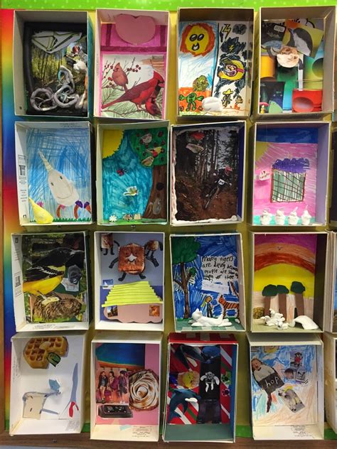 3rd Grade Dream Boxes | Assemblage art projects, Elementary art ...