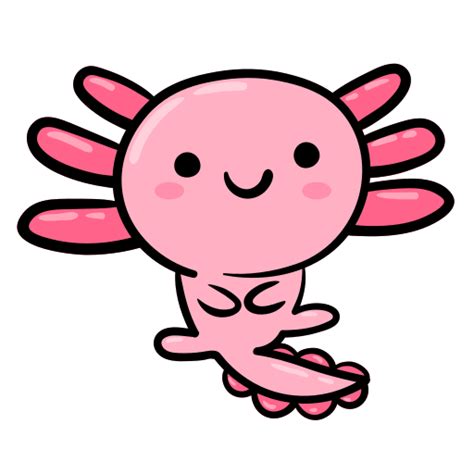 Axolotl Generic Hand Drawn Color icon