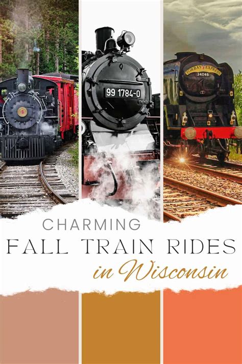 Charming Fall Train Rides In Wisconsin 2024 - Love And Traveling