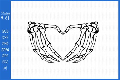 Skeleton Heart Hands Svg Skeleton Hands Svg Skeleton Svg, 43% OFF