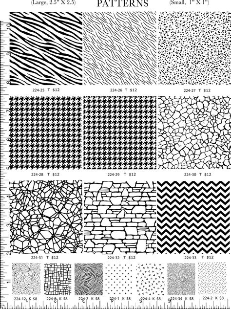 Pattern Rubber Stamps P224 | Casey Rubber Stamps