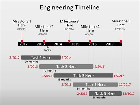 Multi Year Timeline Template