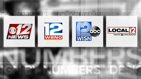 Notable Channel 12 TV station logo designs - NewscastStudio