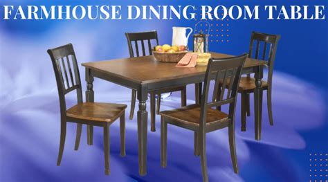 Farmhouse Dining Room Table: Ashley's Charm