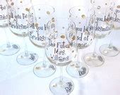 Items similar to Will you be my Bridesmaid wine glass, Personalized ...