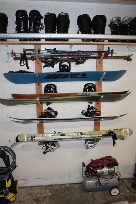 24 DIY Ski Rack Projects You Can Build Easily - DIYnCrafty