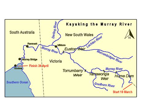 Murray River scaled up copy | by map and compass