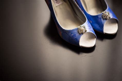 Blue Bridal Shoes