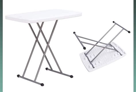 Adjustable Height Table Foldable on Carousell