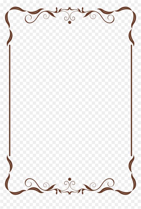 Simple Elegant Classy Border Design , Transparent Cartoons - Simple Elegant Border Design, HD ...