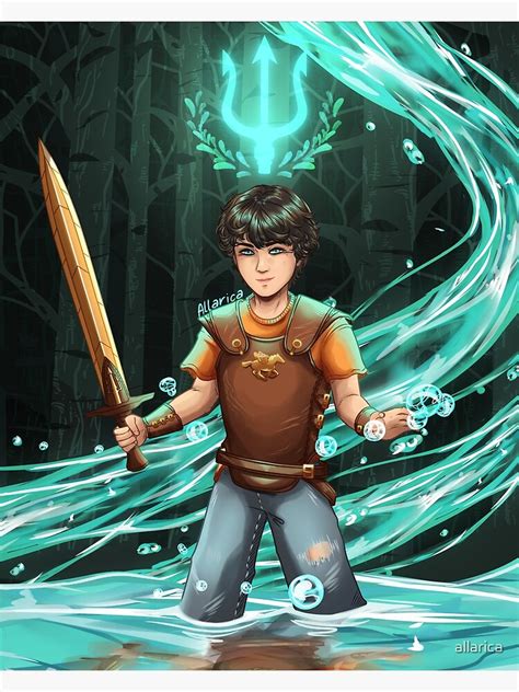 "Son of Poseidon" Poster for Sale by allarica | Redbubble