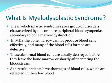 PPT - Myelodysplastic Syndrome PowerPoint Presentation, free download - ID:434531