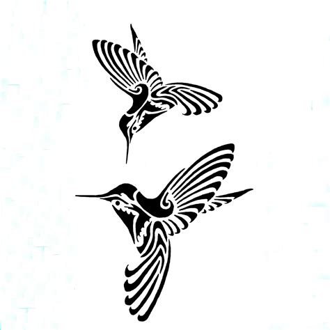 Hummingbird Stencil by Laura Murray Designs | Laura Murray Designs