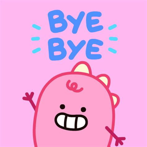 Bye Bye Cute Sticker Wink GIF | GIFDB.com