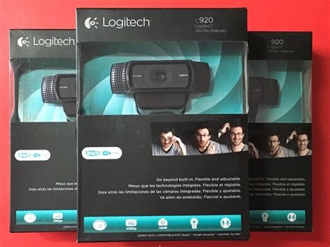 Logitech C920/ Logitech HD Pro Webcam C920, Widescreen Video Calling and Recording, 1080p Camera ...