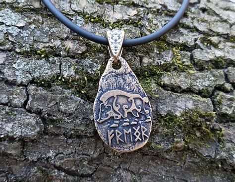 Freyr Rune Pendant Norse Necklace Viking Jewelry - Etsy