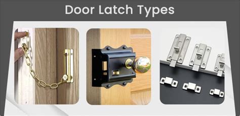 15 Door latch types commonly used in Indian homes & offices.