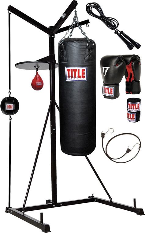 TITLE 4-SCORE PUNCHING BAG STAND WITH BAGS | Boxing punching bag, At ...