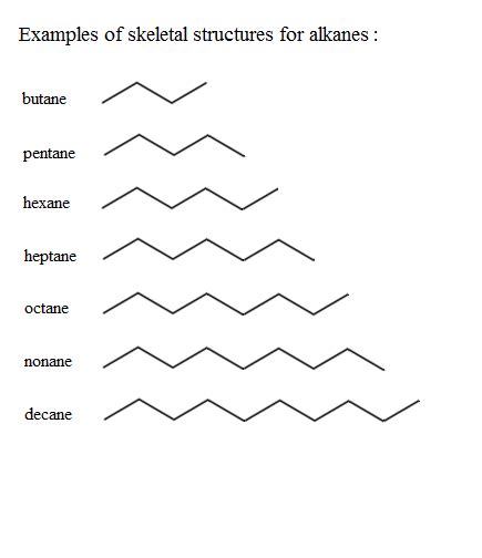 skeletal formula propane heptane - Google Search | Skeletal formula ...