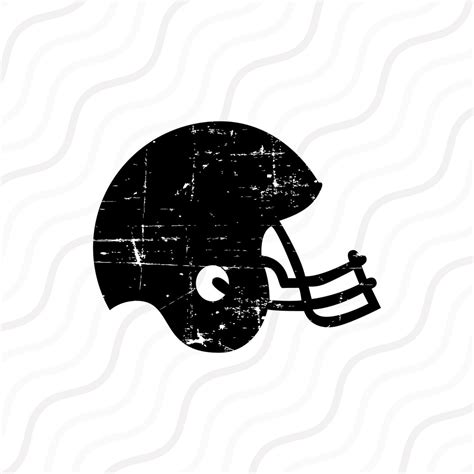 Football Helmet SVG Football SVG Distressed Football SVG Cut - Etsy