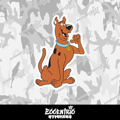 Scooby-Doo Vinyl Sticker - Eccentric Stickers