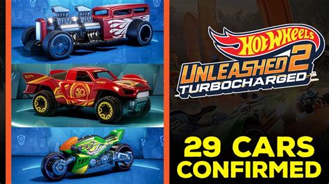 Hot Wheels Unleashed 2 - All 29 CARS CONFIRMED (CAR LIST) | HWU2 Turbocharged - YouTube