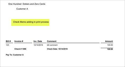 PSA L&P - Checks: How to print a memo on a check – ParishSoft