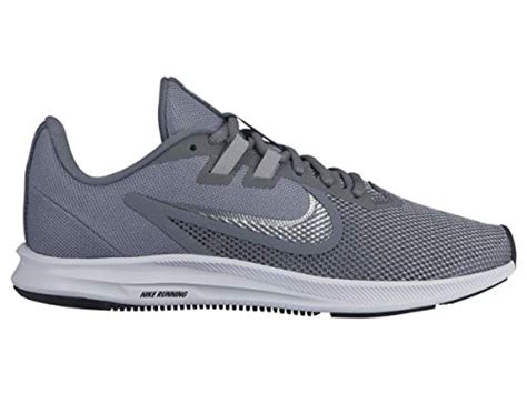 Nike - Nike Women's Downshifter 9 Sneaker Cool Metallic Silver-Wolf Grey, 10 Regular US ...