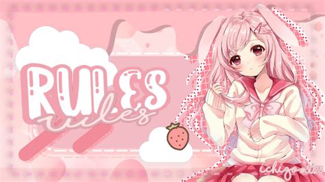 Discord Rules Banner | Anime, Aesthetic anime, Cute drawings